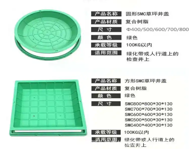 海口树脂复合种植井盖展示